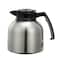 Service Ideas Brew N' Pour Stainless Vacuum Insulated Decanter with Timer, 1.9L, Brushed BNP19V4 - alternate 1